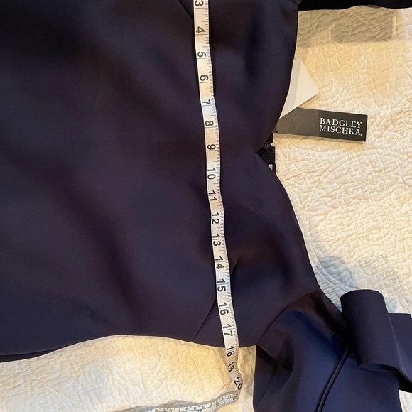 BADGLEY MISCHKA blue size 12 new with tags great mother of the bride dress - Picture 11 of 11